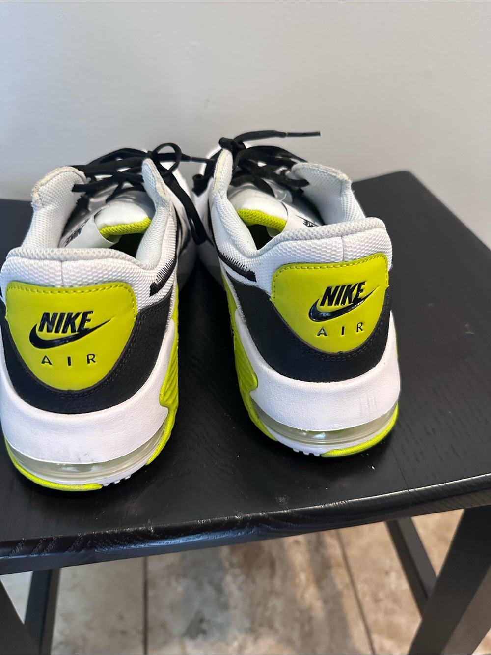 Nike White Black Volt Air Max Excee Runner “Bright Cactus” - Picture 4 of 8